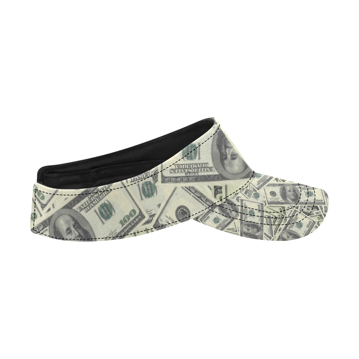 Dollar Pattern Print Design DO02 Unisex Sun Visor