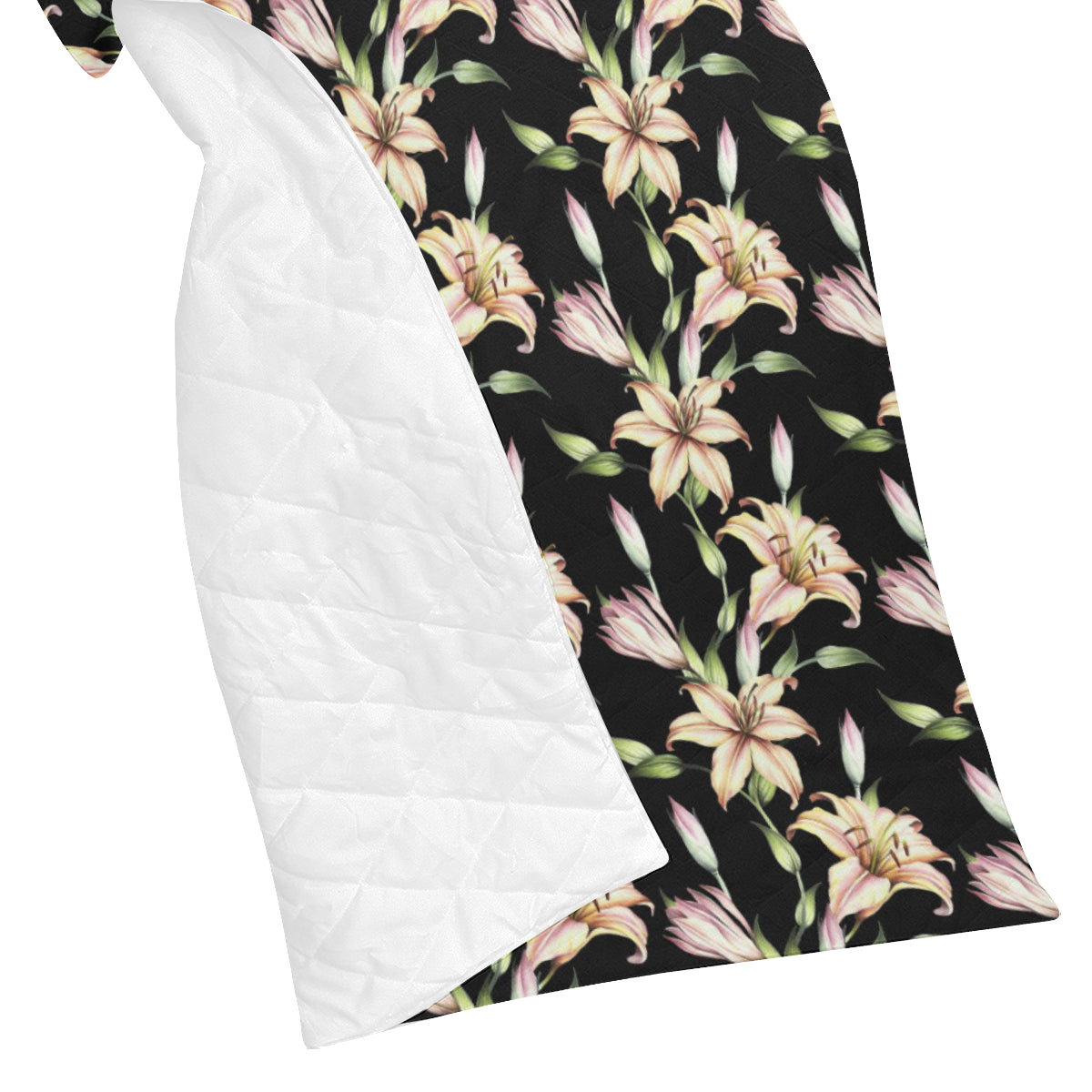 Lily Pattern Print Design LY05 Premium Quilt