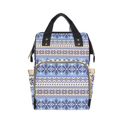 Nordic Pattern Print Design A03 Diaper Bag Backpack