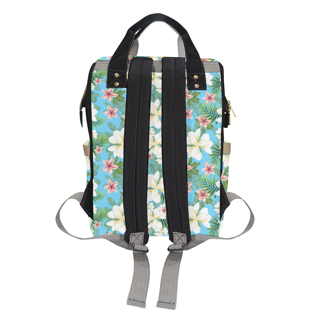 Plumeria Pattern Print Design PM028 Diaper Bag Backpack