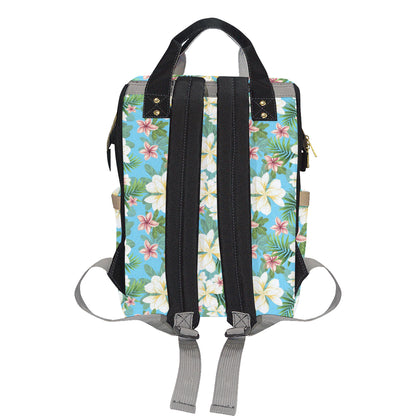 Plumeria Pattern Print Design PM028 Diaper Bag Backpack