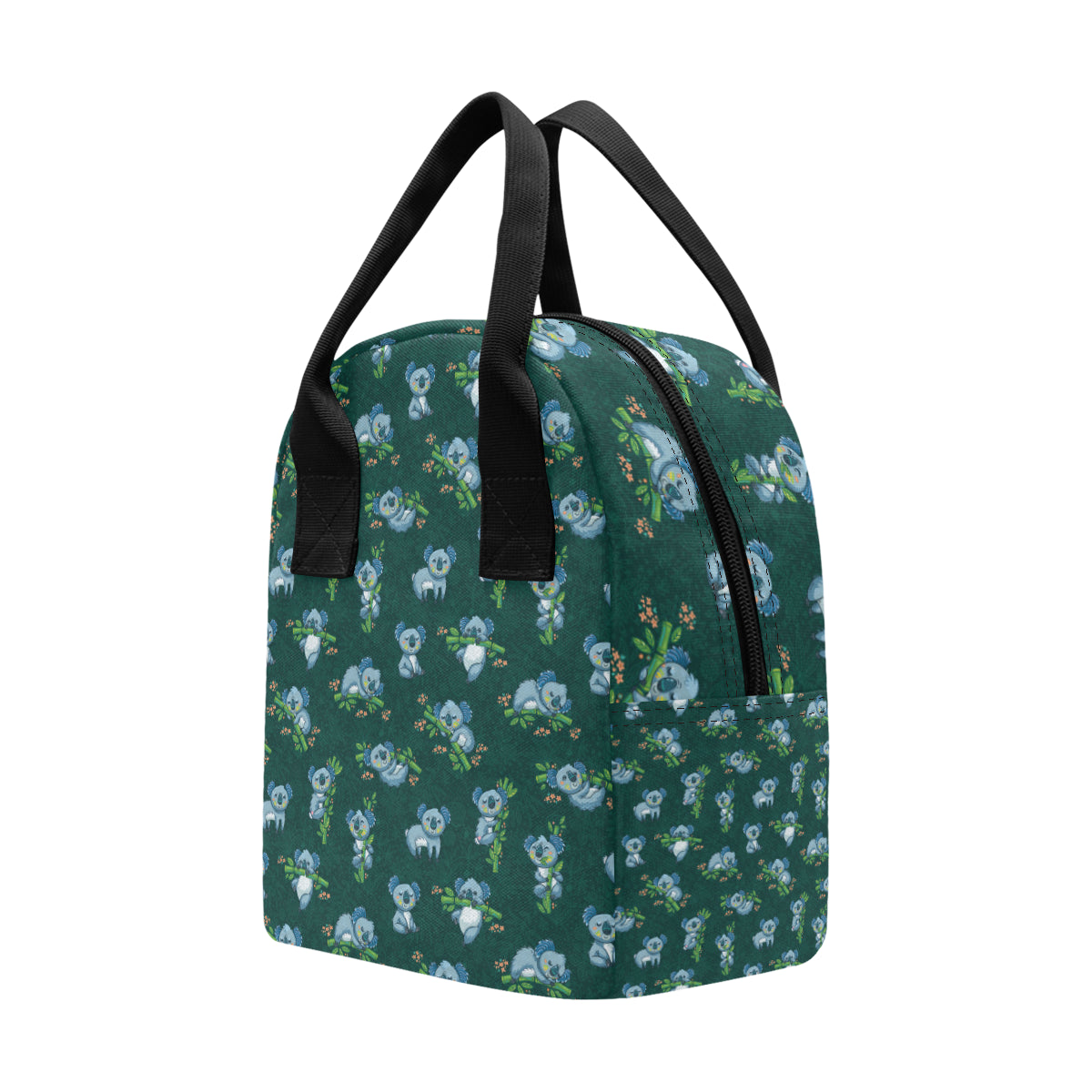 Koala Blue Design Print Insulated Lunch Bag