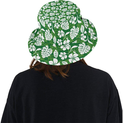 Hawaiian Themed Pattern Print Design H016 Unisex Bucket Hat