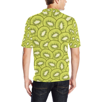 Kiwi Pattern Print Design KW07 Men Polo Shirt