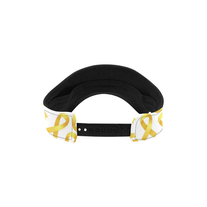 Childhood cancer Pattern Print Design 02 Unisex Sun Visor