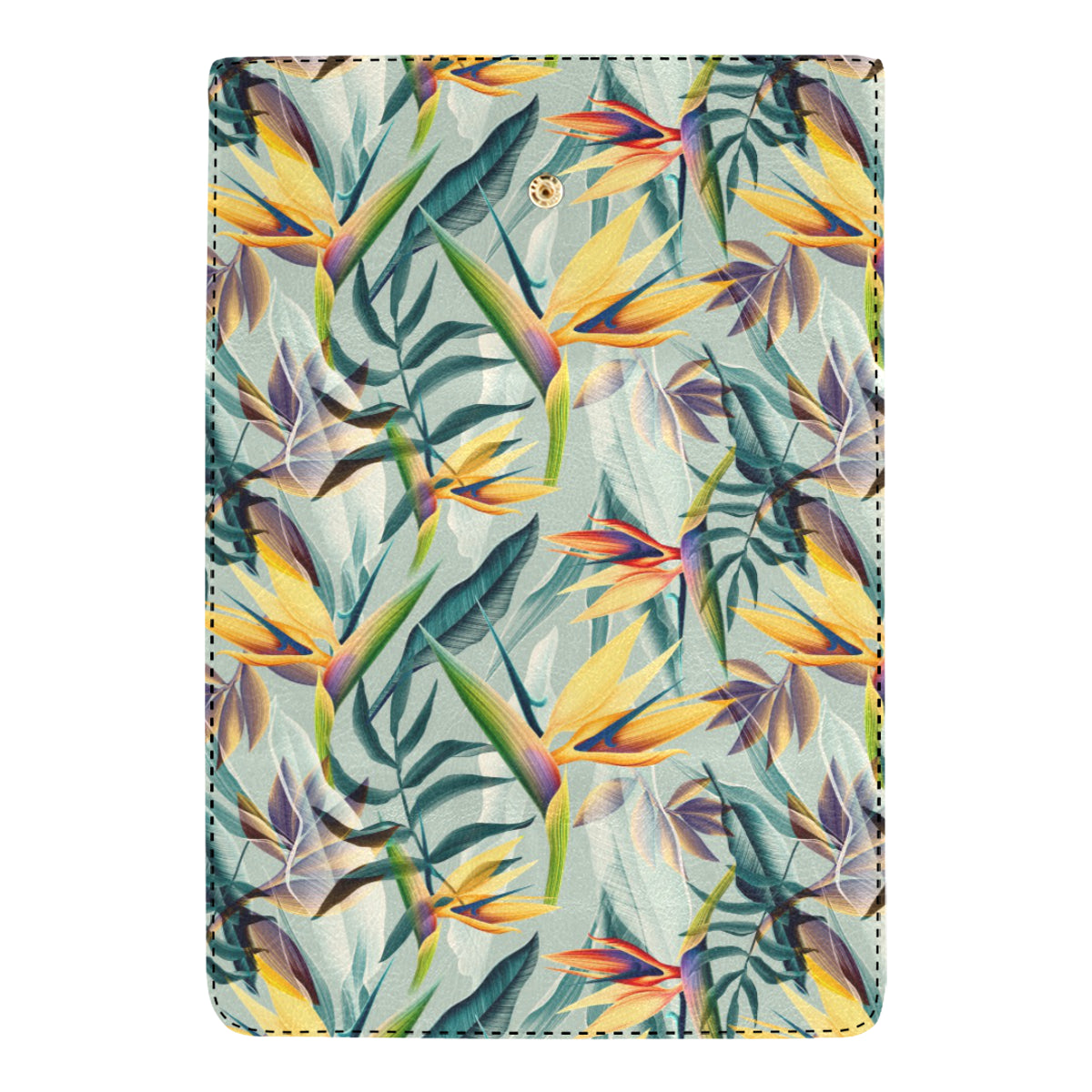 Tropical Flower Pattern Print Design TF022 Women's Trifold Wallet