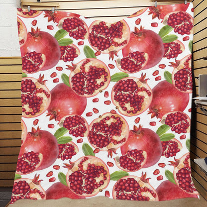 Pomegranate Pattern Print Design PG03 Premium Quilt