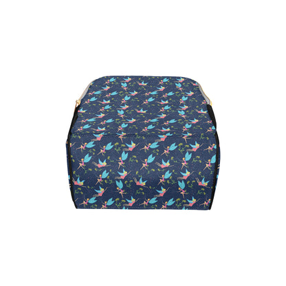 Fairy with flower Print Pattern Diaper Bag Backpack