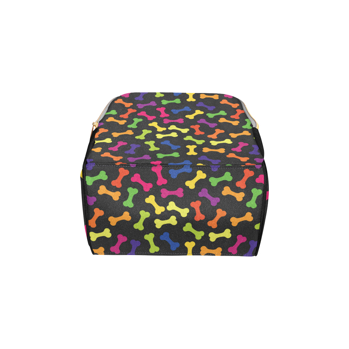 Dog Bone Neon Color Pattern Print Design 02 Diaper Bag Backpack