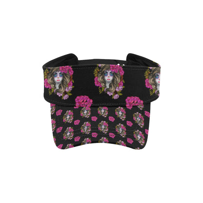 Day of the Dead Makeup Girl Unisex Sun Visor