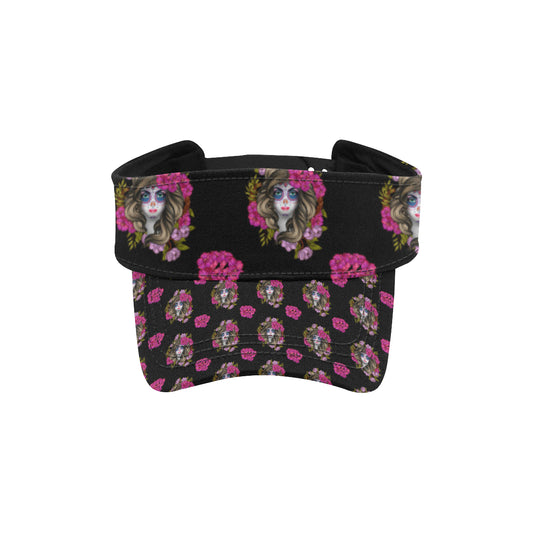 Day of the Dead Makeup Girl Unisex Sun Visor