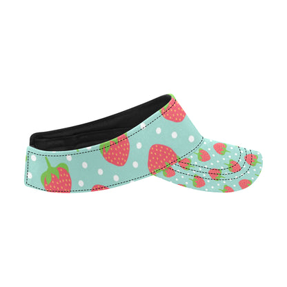 Strawberry Pattern Print Design SB06 Unisex Sun Visor