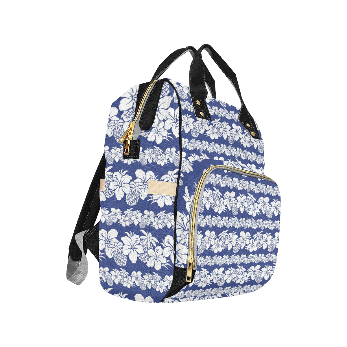 Hawaiian Themed Pattern Print Design H07 Diaper Bag Backpack