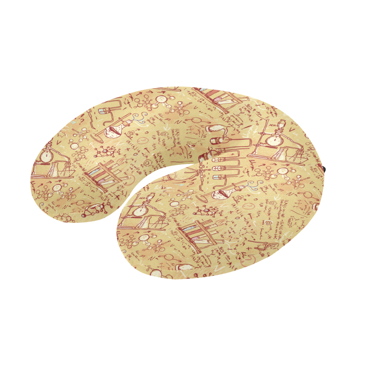 Chemical Pattern Print Design 01 U-Shaped Travel Neck Pillow