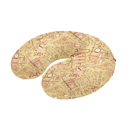 Chemical Pattern Print Design 01 U-Shaped Travel Neck Pillow