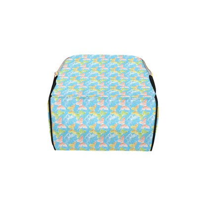 Butterfly Pattern Print Design 05 Diaper Bag Backpack