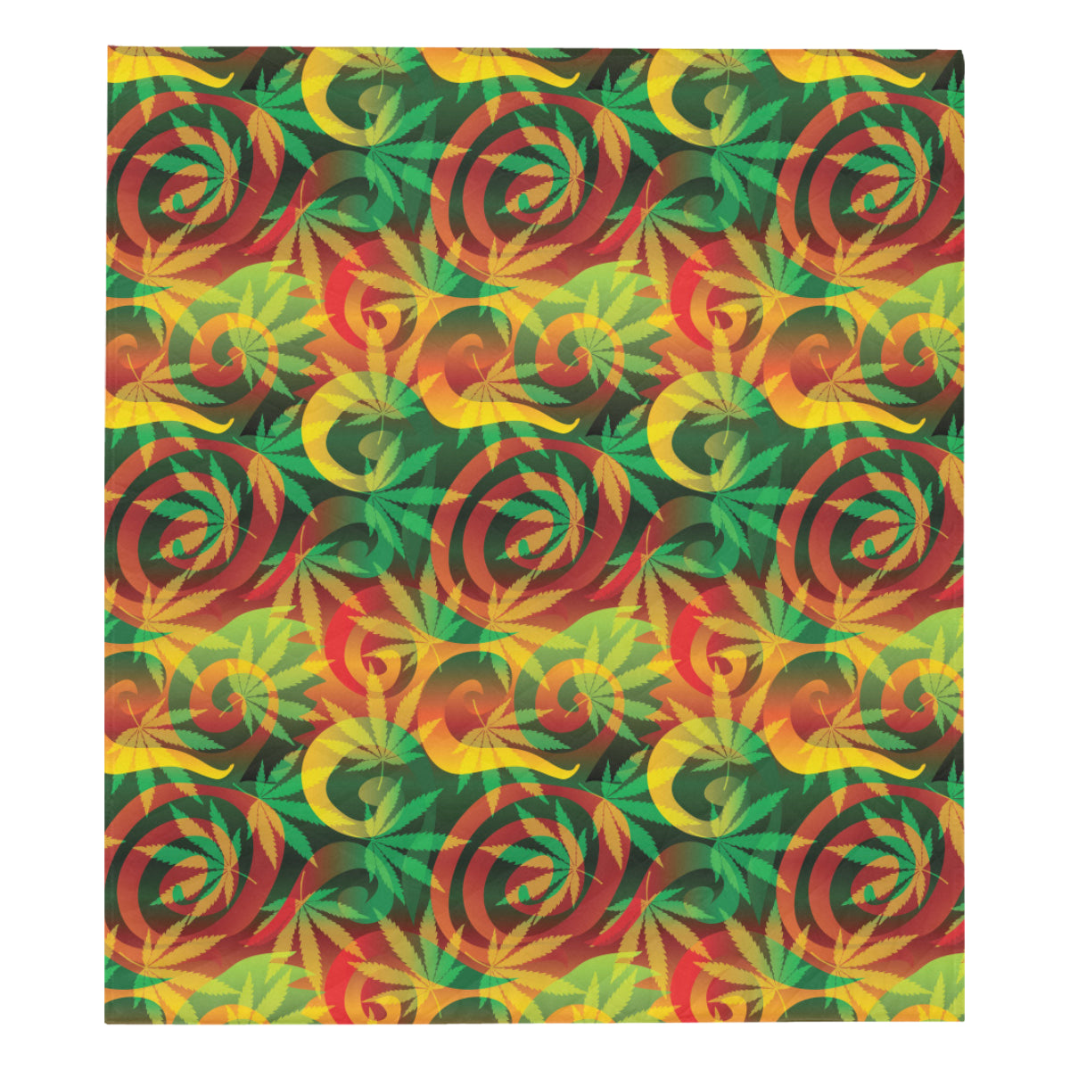 Rastafarian Pattern Print Design A01 Premium Quilt