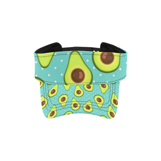 Avocado Pattern Print Design AC012 Unisex Sun Visor