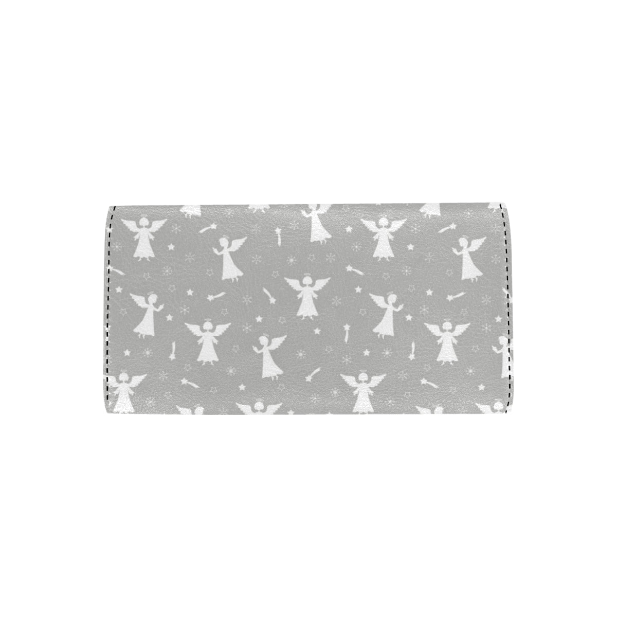 Angel Pattern Print Design 03 Women's Trifold Wallet