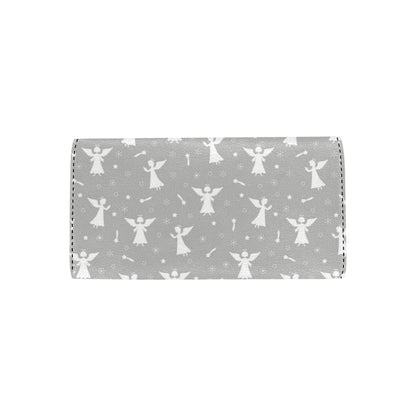 Angel Pattern Print Design 03 Women's Trifold Wallet