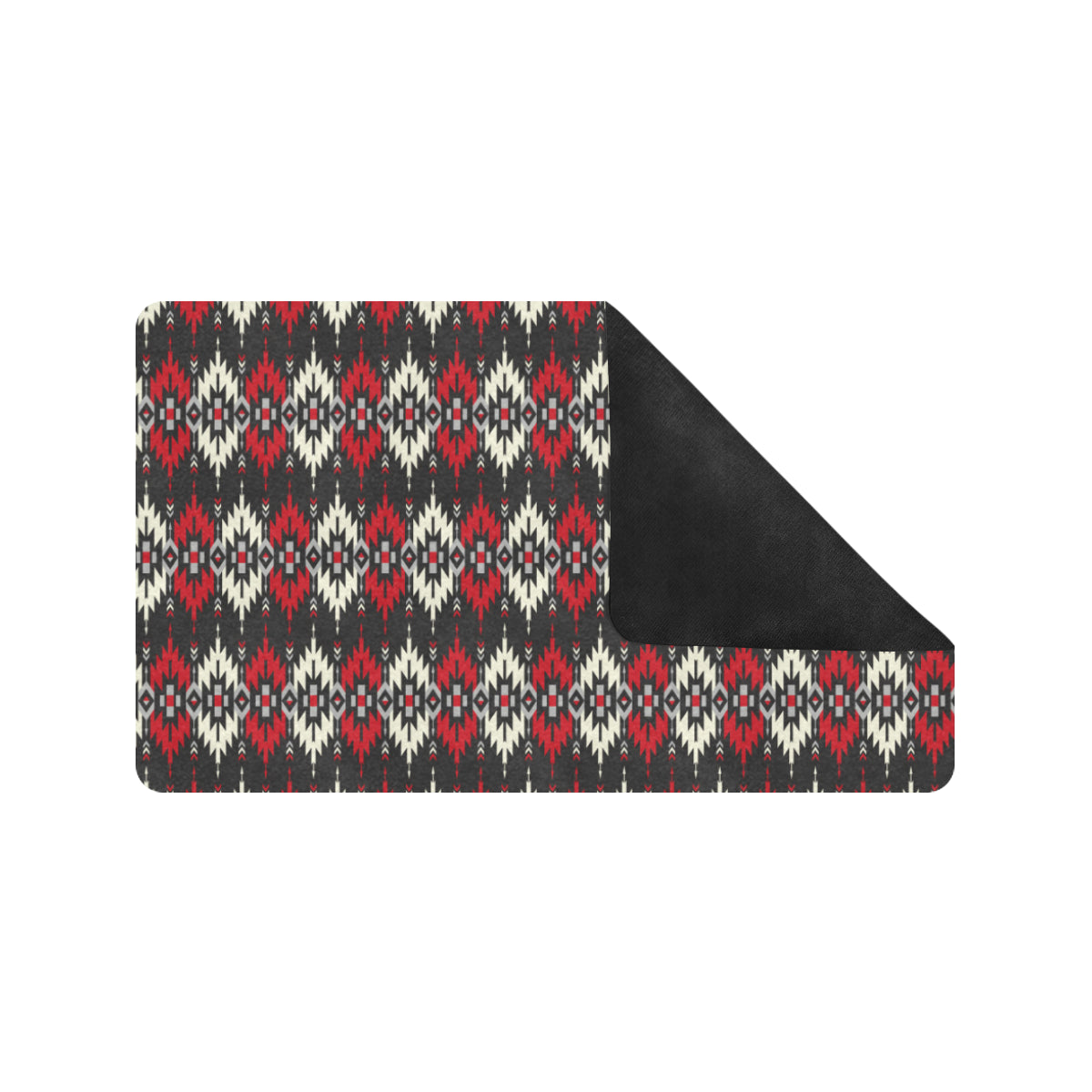 Southwestern Pattern Rubber Doormat