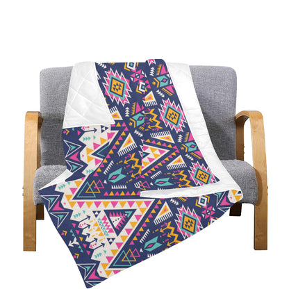 Pink Tribal Aztec native american Premium Quilt