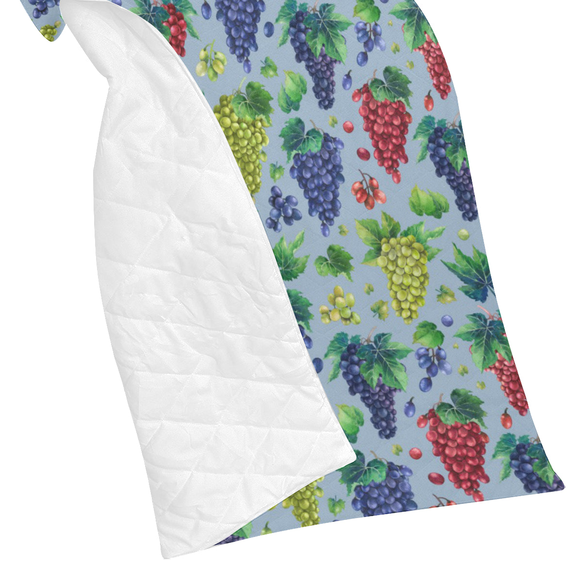 Grape Pattern Print Design GP06 Premium Quilt