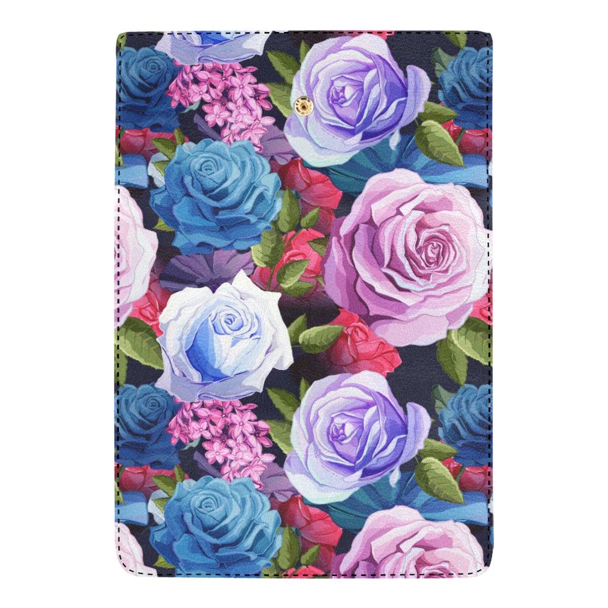 Rose Pattern Print Design RO09 Women's Trifold Wallet