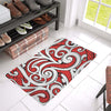 Maori Polynesian Themed Design Print Rubber Doormat