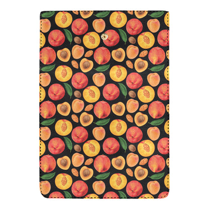 Peach Pattern Print Design A02 Women's Trifold Wallet
