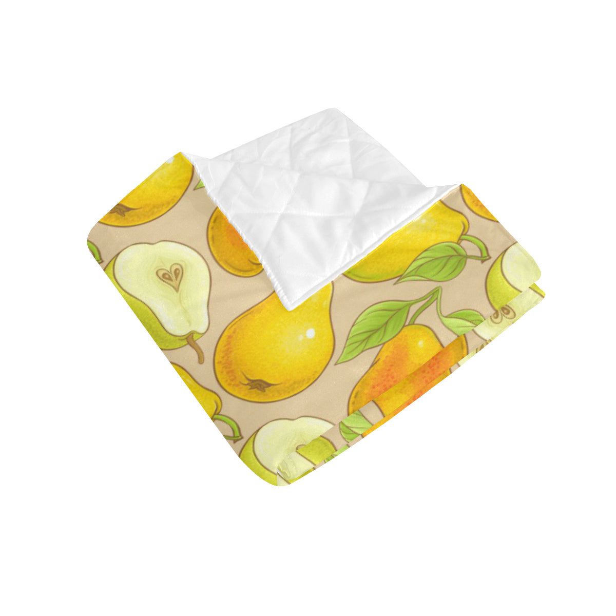Pear Pattern Print Design PE05 Premium Quilt