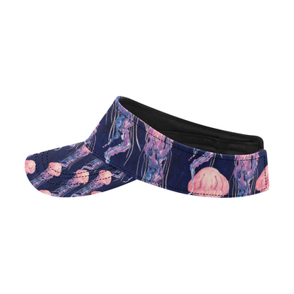 Jellyfish Pattern Print Design 03 Unisex Sun Visor