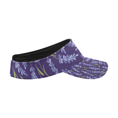 Lavender Pattern Print Design 03 Unisex Sun Visor