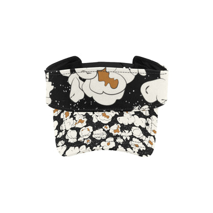 Popcorn Pattern Print Design A02 Unisex Sun Visor