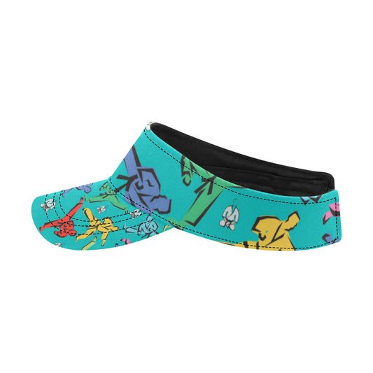 Judo Pattern Print Design 01 Unisex Sun Visor