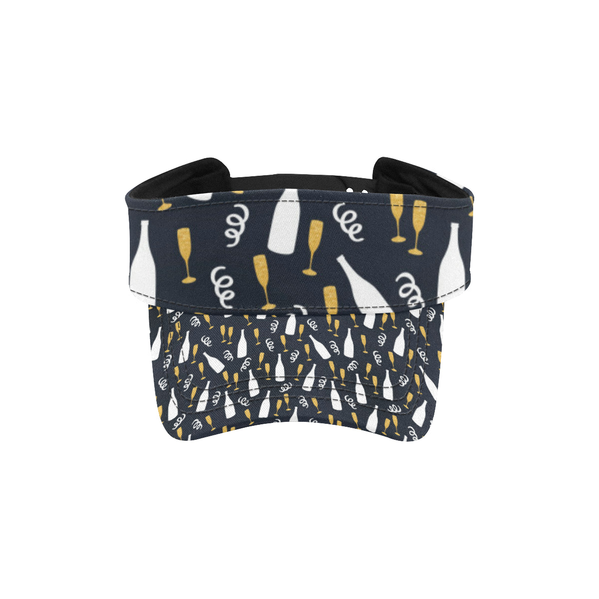 Champagne Pattern Print Design 01 Unisex Sun Visor