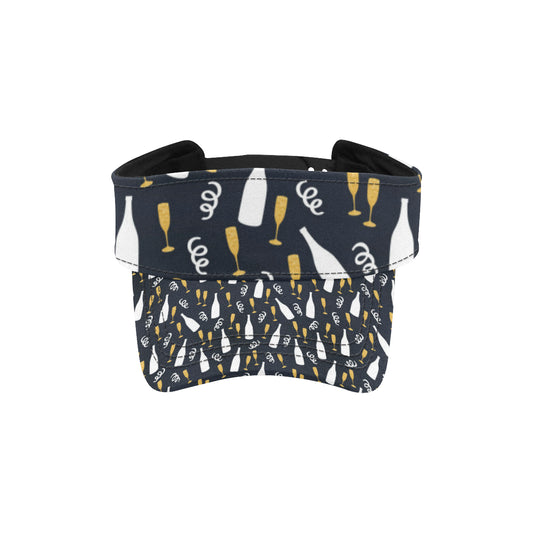 Champagne Pattern Print Design 01 Unisex Sun Visor