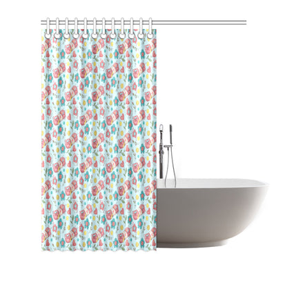 Crochet Pattern Print Design 01 Shower Curtain