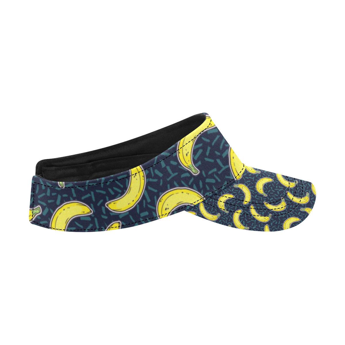 Banana Pattern Print Design BA09 Unisex Sun Visor