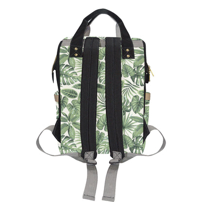 Palm Leaves Pattern Print Design PL014 Diaper Bag Backpack