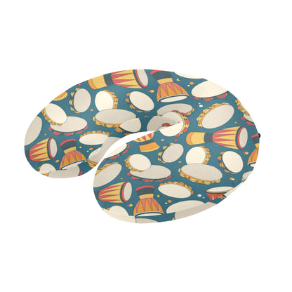 Tambourine Pattern Print Design 01 U-Shaped Travel Neck Pillow