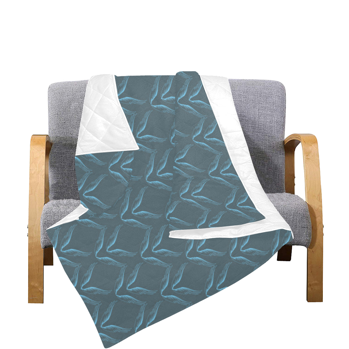 Angel Wings Pattern Print Design 04 Premium Quilt