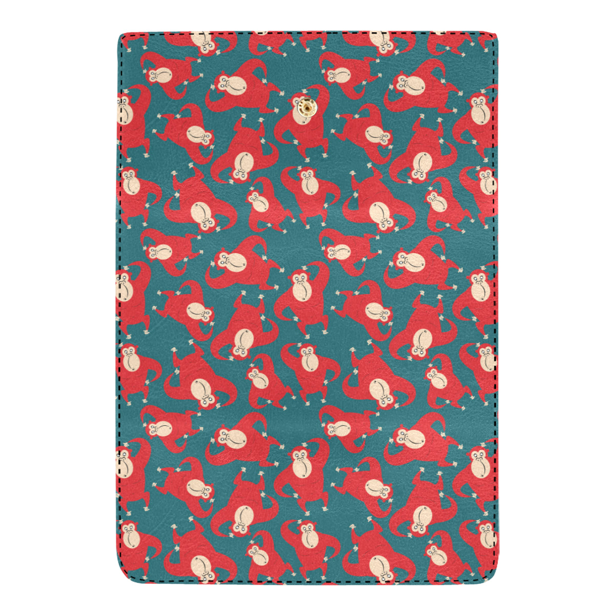 Chimpanzee Pattern Print Design 04 Women's Trifold Wallet