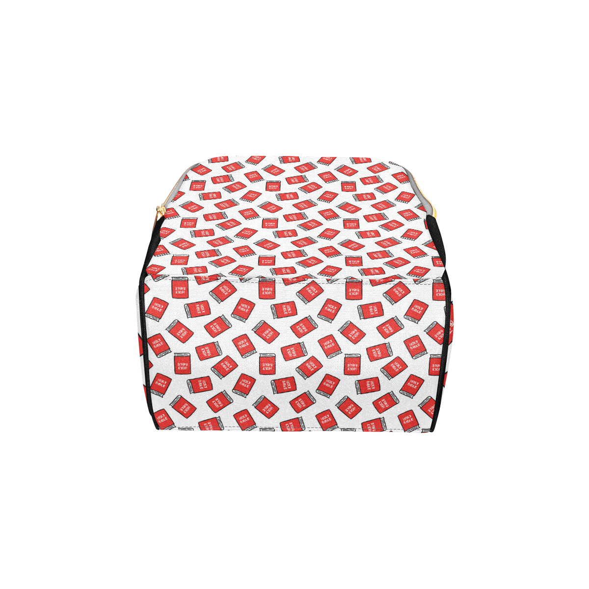 Bible Pattern Print Design 03 Diaper Bag Backpack