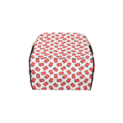 Bible Pattern Print Design 03 Diaper Bag Backpack