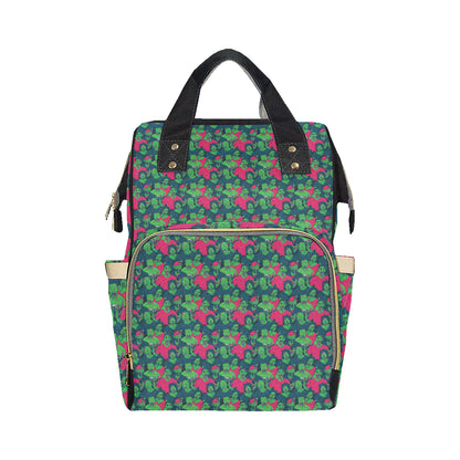 Zombie Themed Design Pattern Print Diaper Bag Backpack