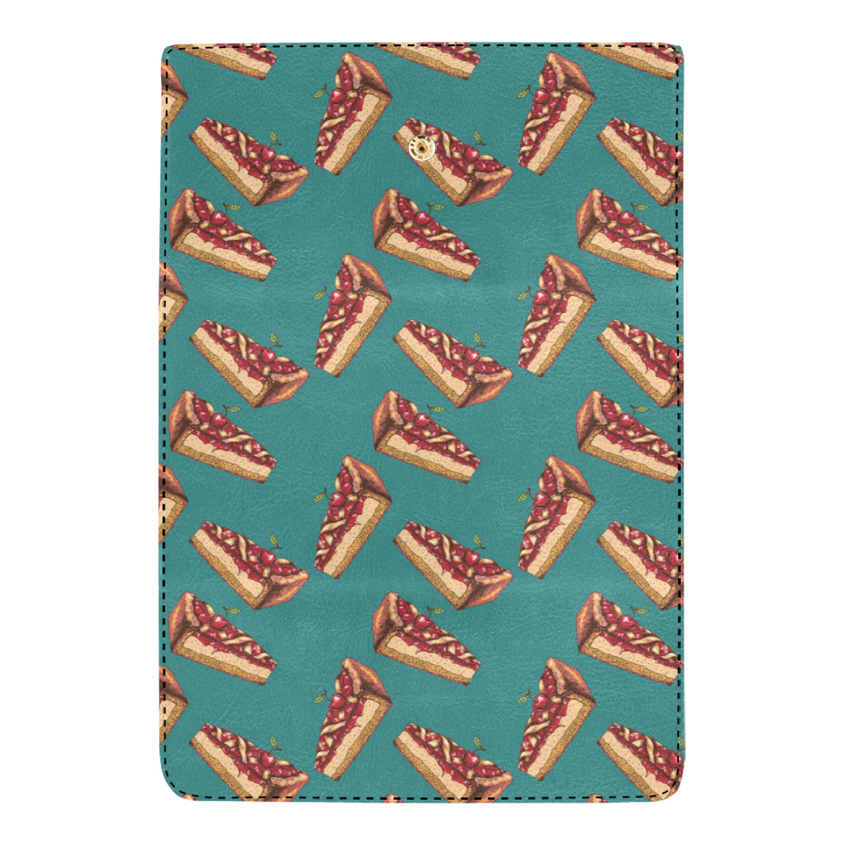 Cheesecake Cherry Pattern Print Design CK03 Women's Trifold Wallet