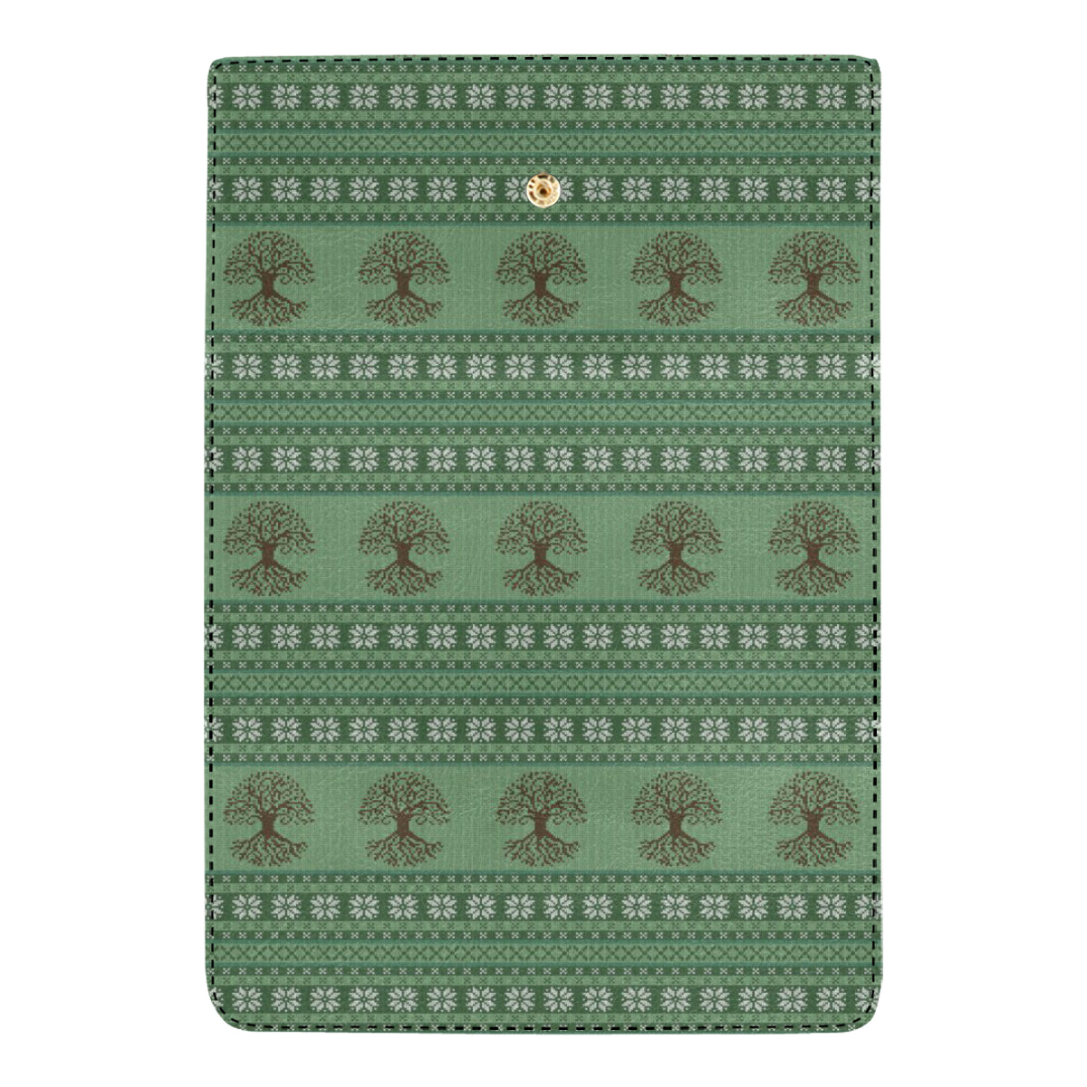 Celtic Pattern Print Design 09 Women's Trifold Wallet