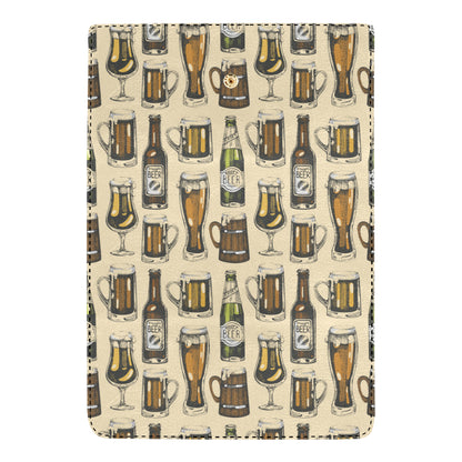 Beer Pattern Print Design 04 Women's Trifold Wallet