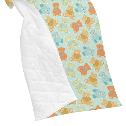 Bear Pattern Print Design 02 Premium Quilt